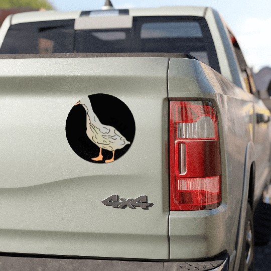 Playful Silly Goose Delight Car Magnets