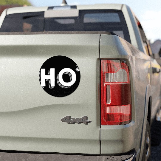 Ho Ho Ho Ho Cube Car Magnets