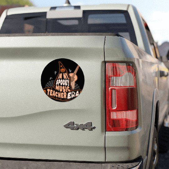 In My Spooky Music Teacher Era Witch Car Magnets