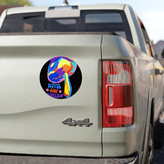 Psychedelic Mushroom Car Magnets