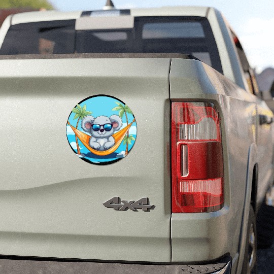 Lazy Day Delight Car Magnets