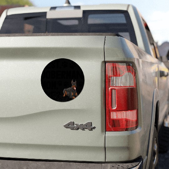Best Doberman Mom Ever Car Magnets