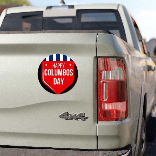 Columbus Day Celebration:Explore, Discover Car Magnets