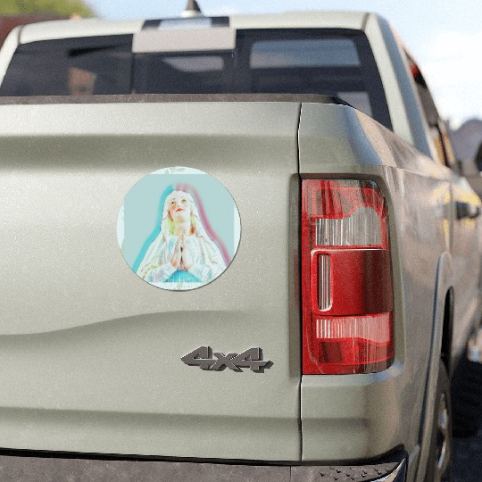 Virgin Mary Praying Car Magnets