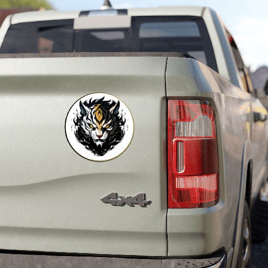 Fierce Tiger Anime Car Magnets