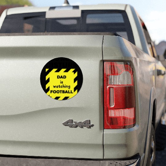 Do Not Disturb Dad Car Magnets