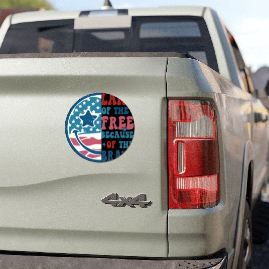 Land of the free Car Magnets