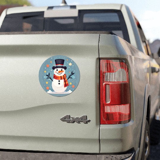 Snowman Car Magnets