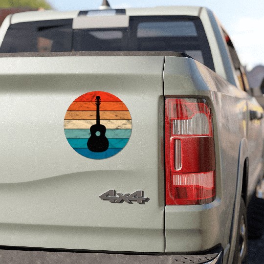Acoustic Guitar Car Magnets