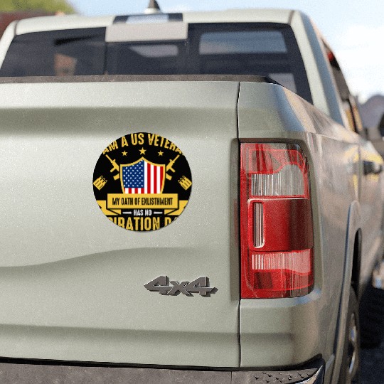 I am a Veteran My Oath of Enlistment Has No - Car Magnets