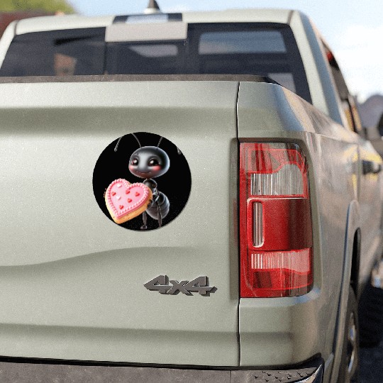 Ant With Heart Cookie Valentine's Day Greeting Car Magnets