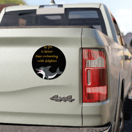 Embrace the Waves with Dolphins Car Magnets