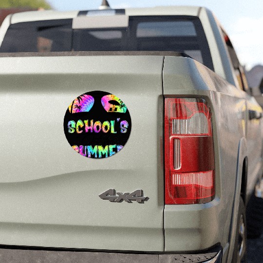 Funny Last Day Of School Teacher School s Out For Car Magnets