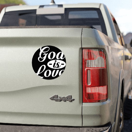 God Is Love Car Magnets