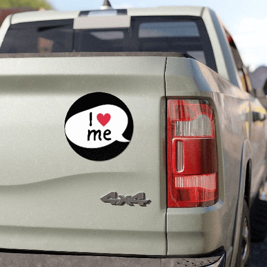 I love me affirmation Car Magnets