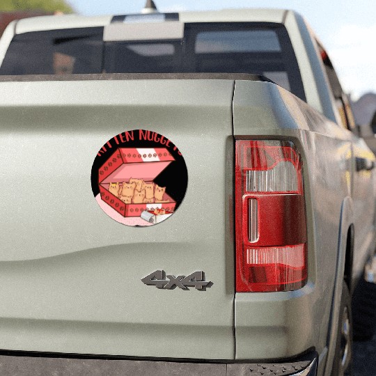 Funny Kittens as Chicken Nuggets, Cat Lover Car Magnets