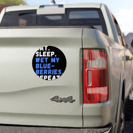 Berry Picking Blueberry Gardening Car Magnets