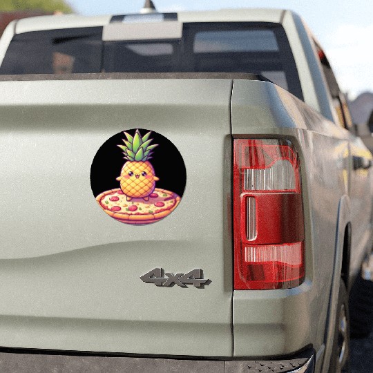 Pineapples on a pizza Car Magnets