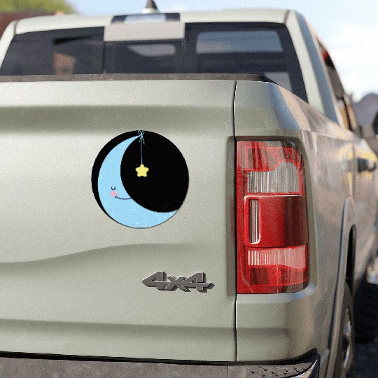 Moon and star Car Magnets