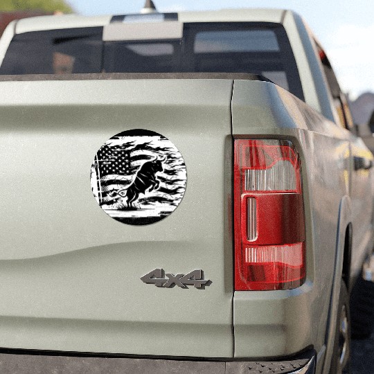 Rodeo Bull Riding Livestock Show Farmer Cattle Car Magnets