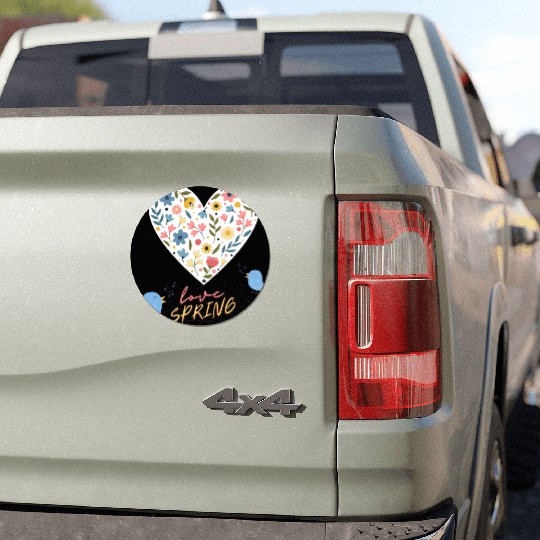 Love spring Car Magnets
