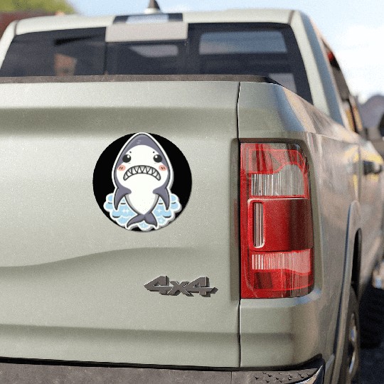 Shark Lover Car Magnets