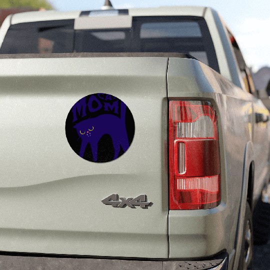 Cat Mom Car Magnets
