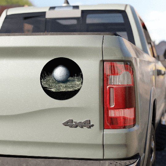 Golf ball on grass Car Magnets