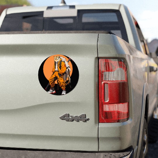 Ninja Samurai Katana Sword Cheetah Manga Car Magnets