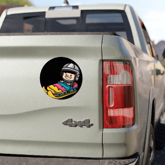 Sledding Snow Sled Winter Sport Winter Outdood Car Magnets