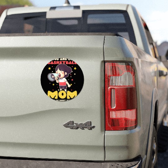 Basketball Mom Proud Loud Could Be Quiet But Nah Car Magnets