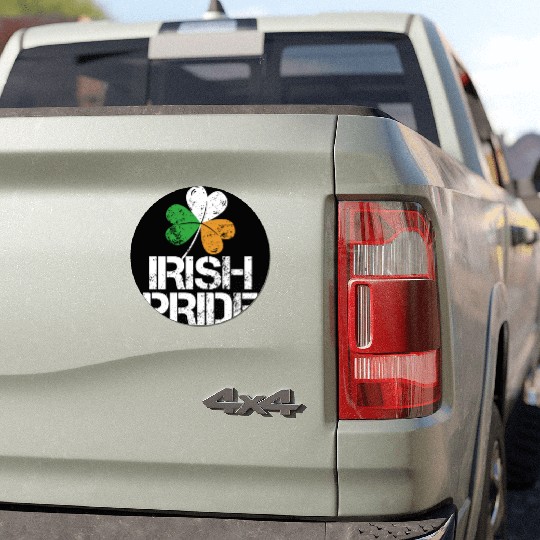 IRISH PRIDE Celtic Cross St Patricks Day Car Magnets