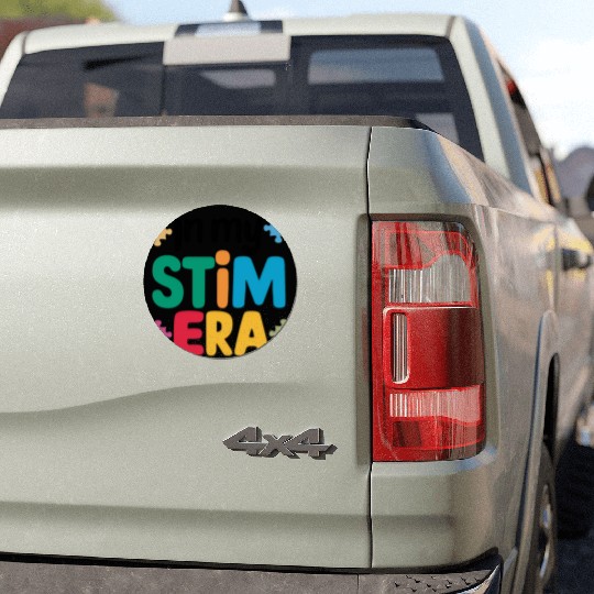 In My Stimulation Era Autism Spectrum Autism Car Magnets
