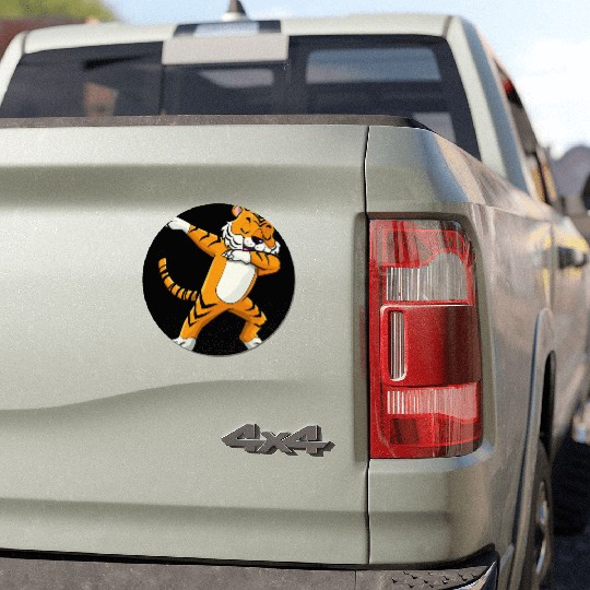 Dabbing Tiger Wildlife Safari Animal Lover Car Magnets