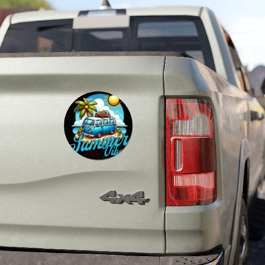 Summer Vibes Car Magnets