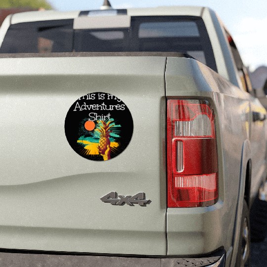 This Adventures Clothes Pineapple Car Magnets