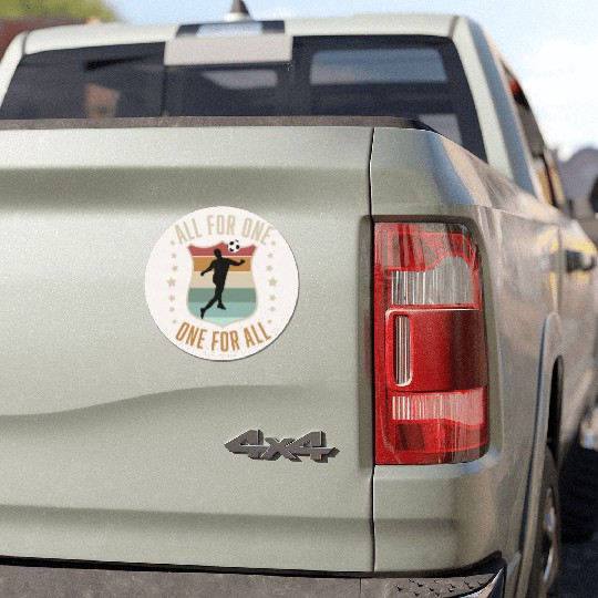 Soccer Team Spirit Car Magnets