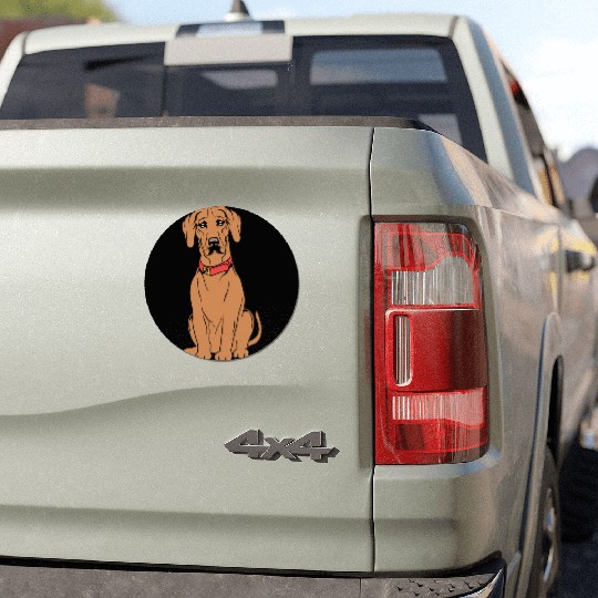 Dog Puppy Pet Rhodesian Ridgeback Car Magnets
