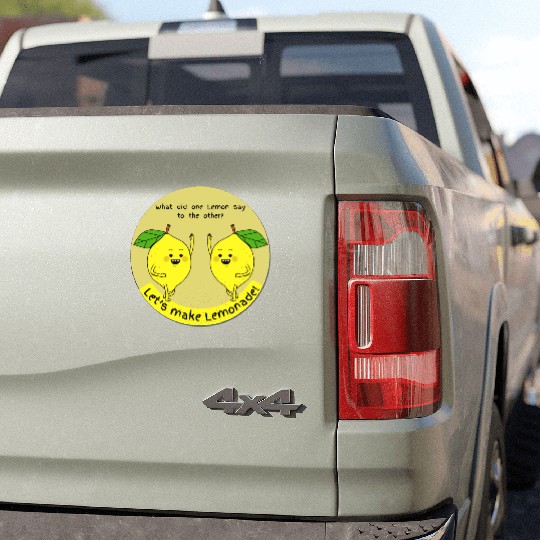 let us make lemonade Car Magnets