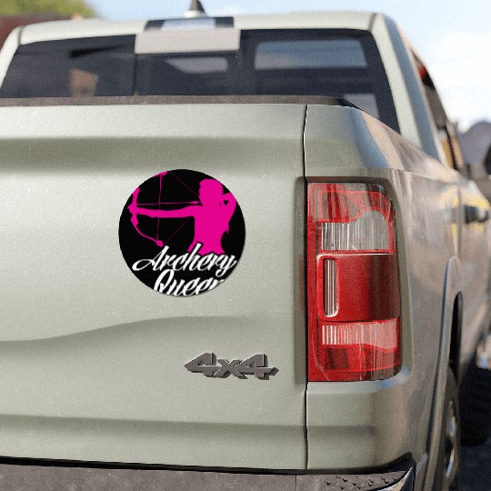Archery Queen Car Magnets