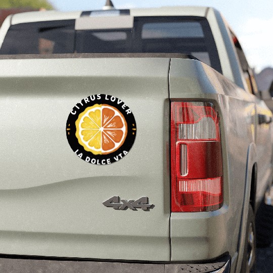 Citrus Lover la Dolce Vita Car Magnets