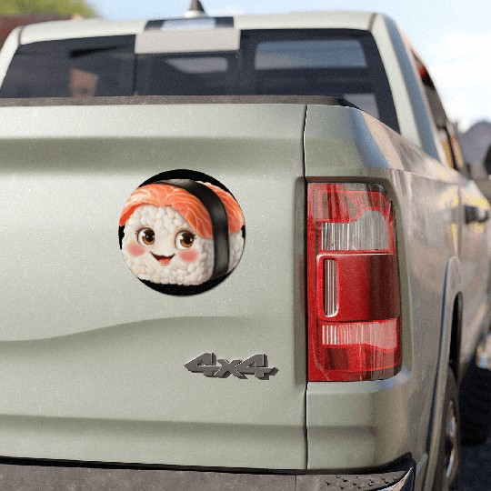 Happy Sushi Realistic Car Magnets