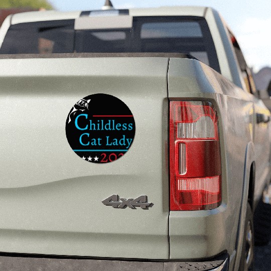 "Childless Cat Lady" Kamala Harris 2024 Car Magnets