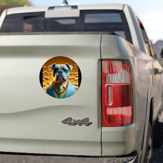 Pitbull Boss Car Magnets