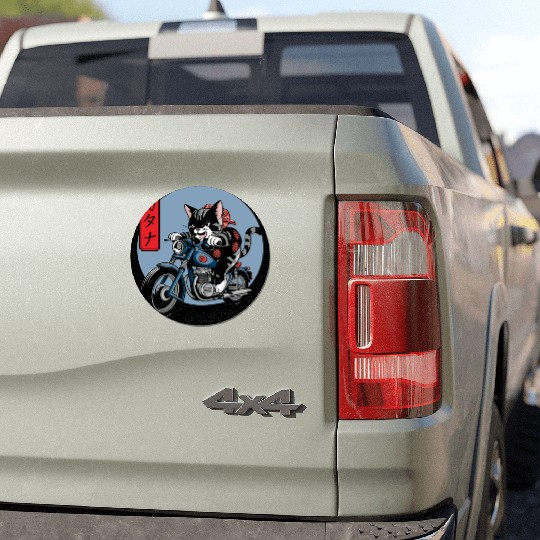 Catana Motorcycle Active Car Magnets