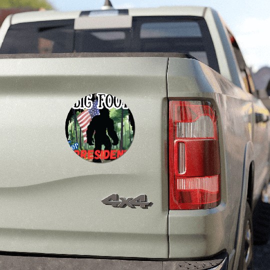 BIG FOOT FOR PRESIDENT Car Magnets
