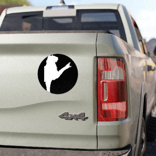 Cat Heavy Metal Hand Gesture Hard Rock Music Pet Car Magnets