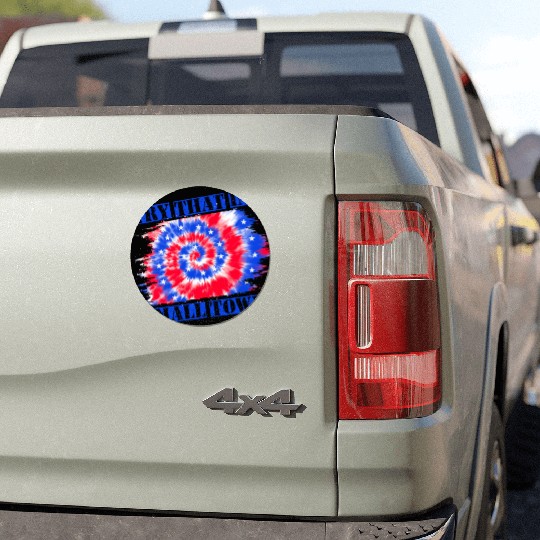 Try That In a Small Town US Flag Car Magnets