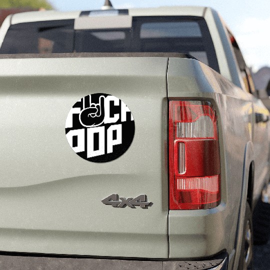 Fuck pop charts music heavy metal fun hand gesture Car Magnets