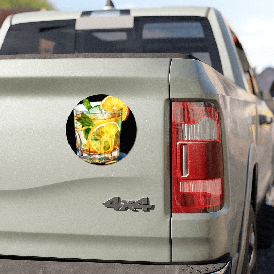 Lemonade Cocktail Drink Car Magnets
